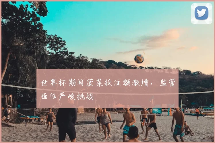 世界杯期间菠菜投注额激增,监管面临严峻挑战