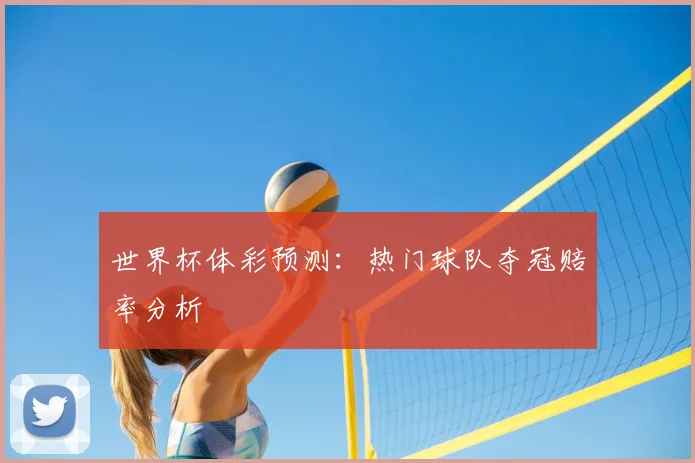 世界杯体彩预测:热门球队夺冠赔率分析
